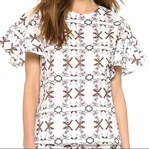 Chloé Flared Sleeve Top